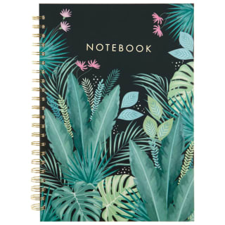 A4 Hardback Notebook - Palm Leaves