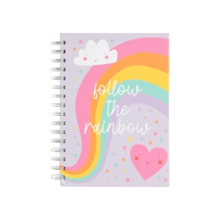 A5 Hardback Notebook - Rainbow
