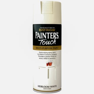 Rust-Oleum Painter's Touch Spray Paint Heirloom White Satin 400ml