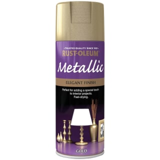 Rust-Oleum Metallic Spray Paint Elegant Gold 400ml