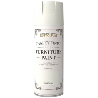 Rust-Oleum Chalky Furniture Spray Paint 400ml - Chalk White