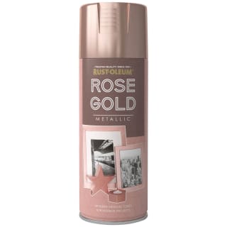Rust-Oleum Metallic Spray Paint 400ml - Rose Gold