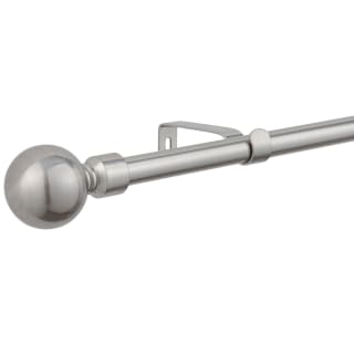 Small Steel Orb Pole 122-213cm - Silver