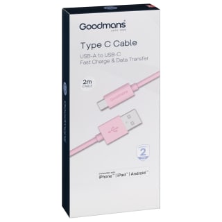 390301-goodmans-type-c-cable-usb-a-to-usb-c-2m-pink