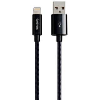 390302-goodmans-metal-lightning-charge-and-sync-cable-1m-black