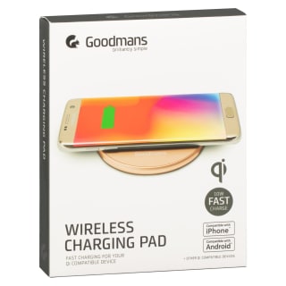 Goodmans Metallic Wireless Charging Pad - Rose Gold