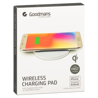 Goodmans Metallic Wireless Charging Pad - Silver