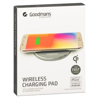 Goodmans Metallic Wireless Charging Pad - Grey