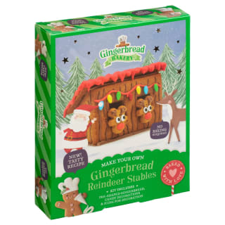Make Your Own Gingerbread Reindeer Stables Kit 267g