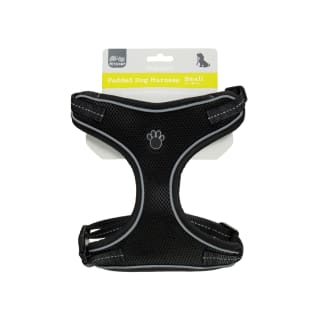 Black Value Reflective Dog Harness - Small