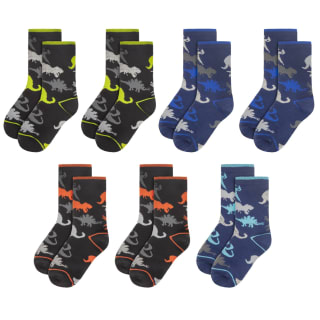 Younger Kids Socks 7pk - Dinosaurs