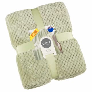 Simply Everyday Waffle Throw - Sage