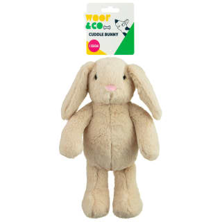 Woof & Co Cuddle Bunny Dog Toy - Sand