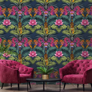 Wilson Navy Wallpaper