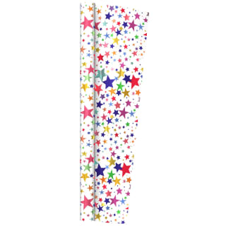 Foil Wrapping Paper 3m - Stars