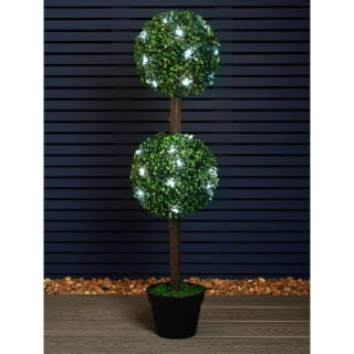 Mason & Jones Solar Powered Double Ball Topiary Tree