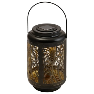 Palm House Solar Powered Metal Lantern