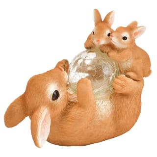 393078-resin-family-with-solar-light-rabbit