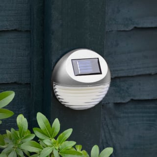 Solar Powered Fence Lights 10pk Silver - Cool White