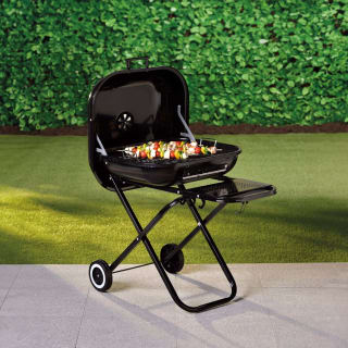 Folding Barbecue with Shelf
