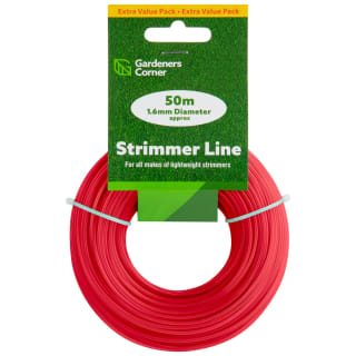 Gardeners Corner 50m Strimmer Line - Red