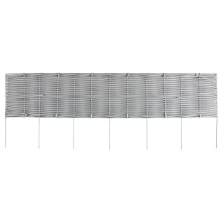 393199-faux-rattan-boarder-fencing-grey