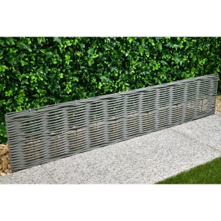 393199-faux-rattan-grey-boarder-fencing-100-x-35cm
