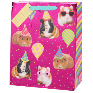 Animal Party Gift Bag - Guinea Pig