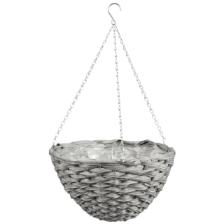 Premium Rattan Effect Hanging Basket