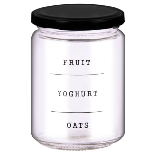 Glass Breakfast Jar