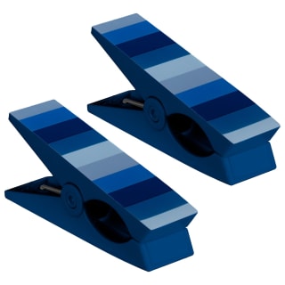 Beach Towel Clips 2pk - Blue Stripe