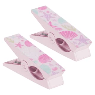 Beach Towel Clips 2pk - Pink Shell