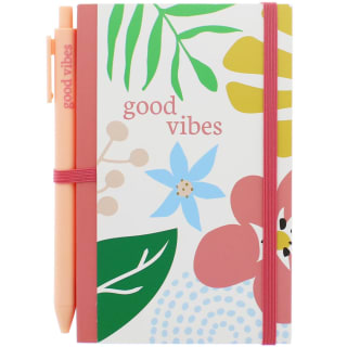 Stars & Glamour Notebook & Pen - Floral