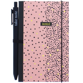 Stars & Glamour Notebook & Pen - Spots