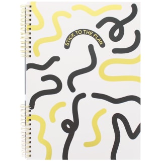 Stars & Glamour A4 Notebook - Doodles