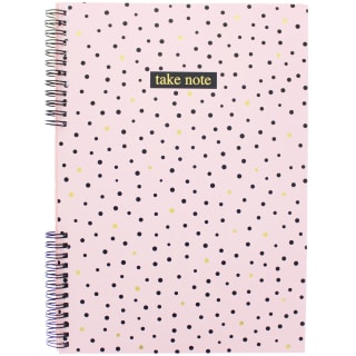 Stars & Glamour A4 Notebook - Spots