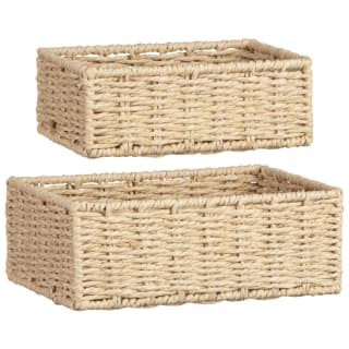 Woven Storage Basket 2pk - Natural