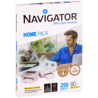 Navigator Home Pack A4 Printer Paper 80gsm 250 Sheets