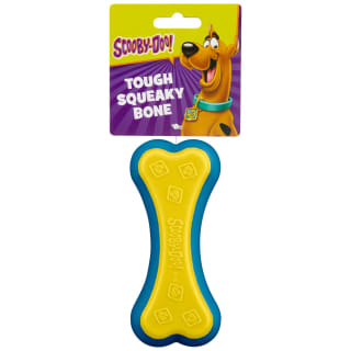 Scooby Doo Squeaky Bone - Yellow & Blue