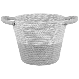 Two Tone Rope Basket - Grey