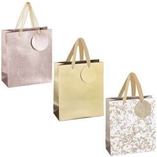 Luxury Gift Bag 3pk - Gold