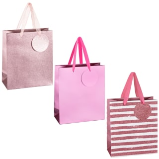 Luxury Gift Bag 3pk - Pink