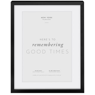 New York Box Photo Frame A3 - Black