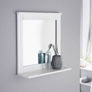 Maine Bathroom Mirror with Shelf