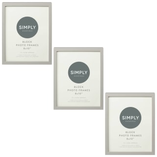 Simply Everyday 8 x 10&quot; Block Frames 3pk - Grey