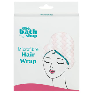 The Bath Shop Collection Microfibre Hair Wrap - White