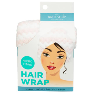 Microfibre Hair Wrap - White