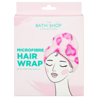 The Bath Shop Collection Microfibre Hair Wrap - Leopard