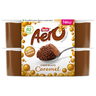 Aero Caramel Mousse 4pk