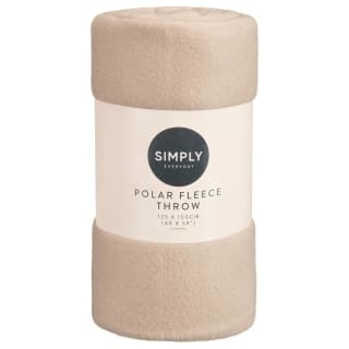 Polar Fleece Throw - Mink